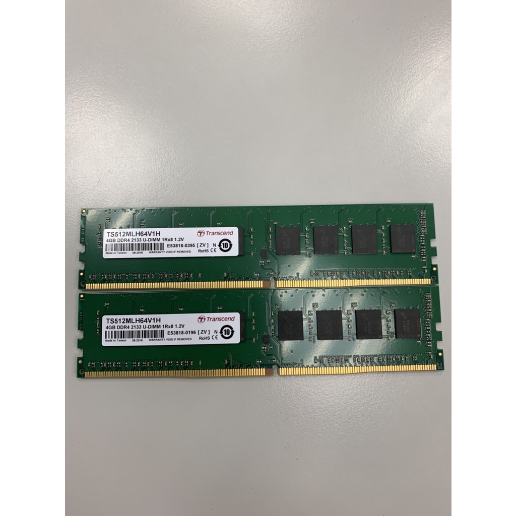 【Transcend 創見】4GB TS系列DDR4 2133 桌上型記憶體(TS512MLH64V1H)