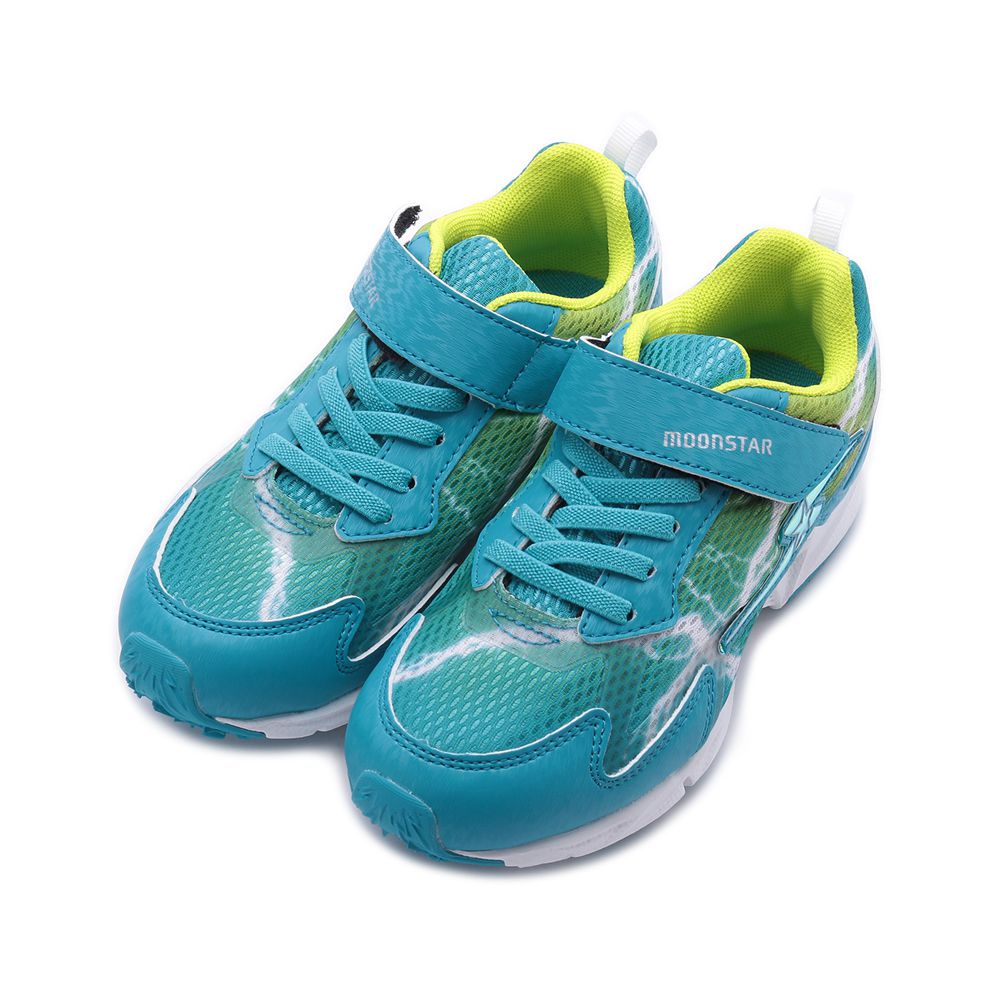 MOONSTAR 閃電競速運動鞋 藍綠 SSK10229 中大童鞋