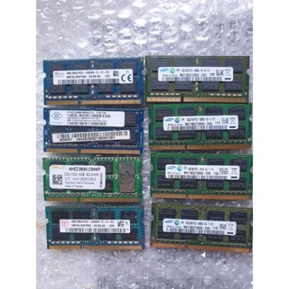 含稅三星各大廠牌隨機出貨 4G 筆電記憶體 雙面 DDR3 10600S 1333 4GB 二手個保一個月 02R333