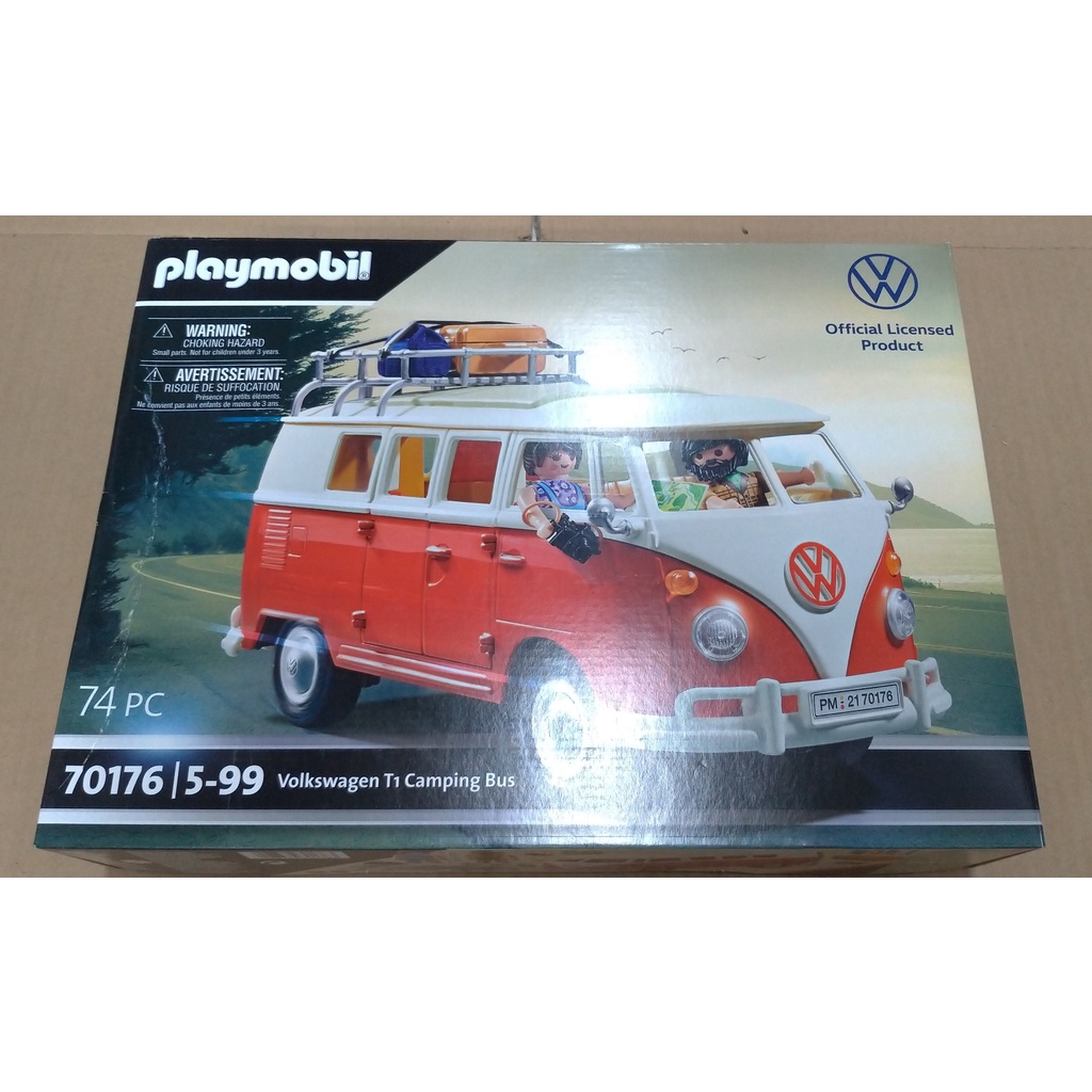 全新未拆 playmobil 摩比人 積木 70176 福斯 Volkswagen T1 休旅車 露營車 廂型車 大特價