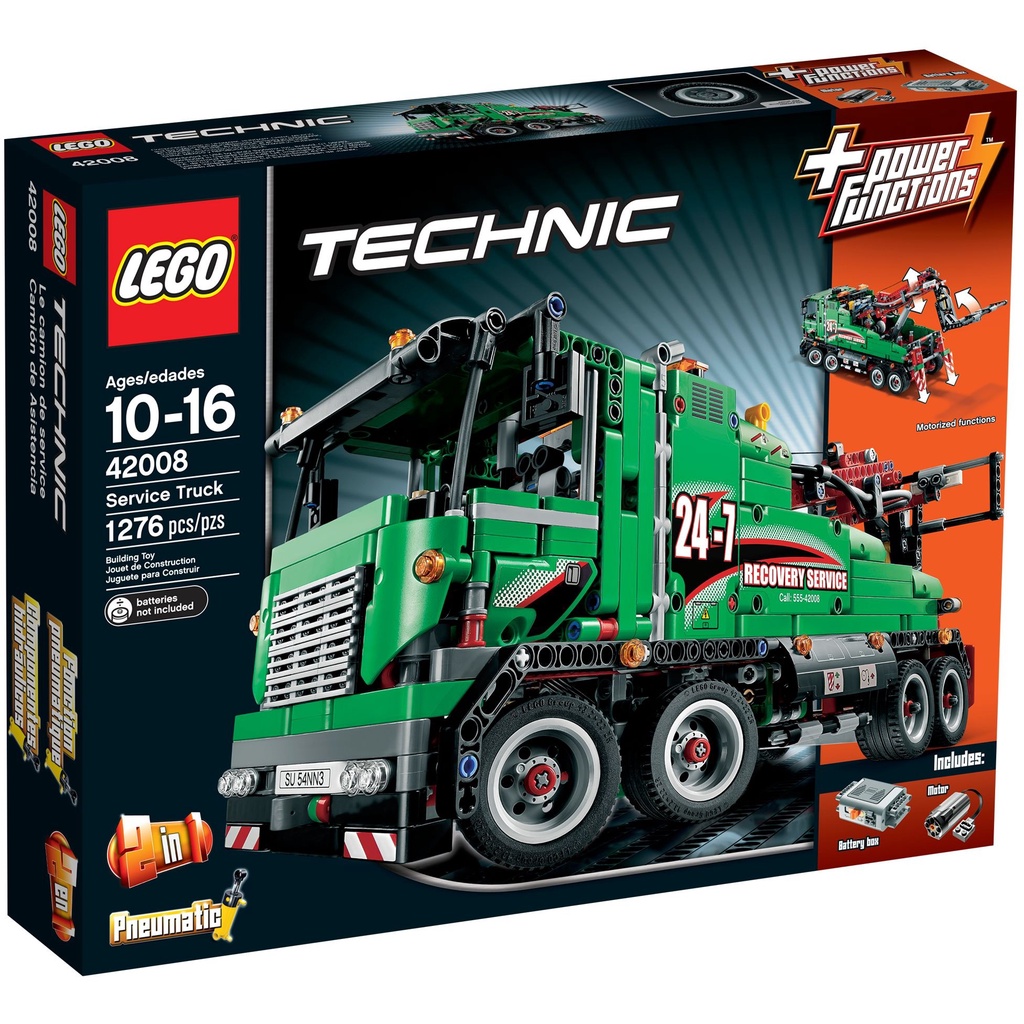 [大王機器人] LEGO 42008 Technic Service Truck 科技系列 救援工作車