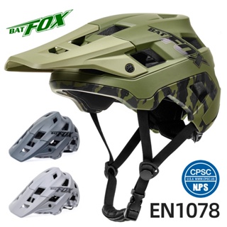 自行車頭盔 防護頭盔 BATFOX自行車頭盔MTB山地車單車頭盔一體成型越野滑板頭盔LA303-3