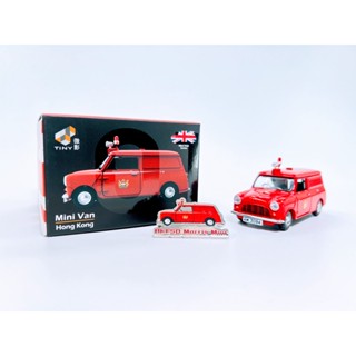 【微影TINY】Morris Mini Van HK FSD 香港消防處指揮車 附金屬徽章 1/50