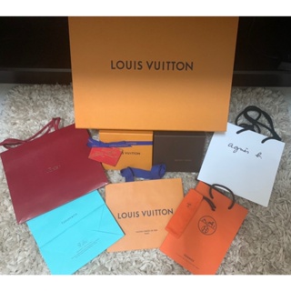 LV Cartier agnès b BVLGARI TIFFANY&CO Hermès 紙袋 禮品袋 禮盒