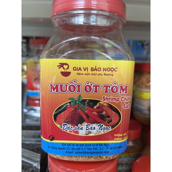 越南MUOI OT TOM 辣椒蝦鹽250克.越南蝦鹽