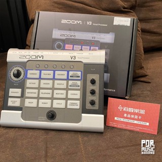 【搖滾玩家樂器】全新公司貨免運｜ ZOOM V3 人聲效果器 ｜ PA 混音器 轉播 XLR 幻象電源 麥克風 調音臺
