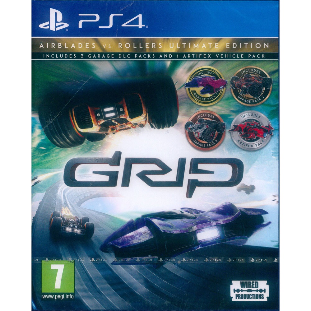 PS4 戰鬥賽車 終極版 中英文歐版 GRIP: Combat Racing Ultimate Edition(一起玩)