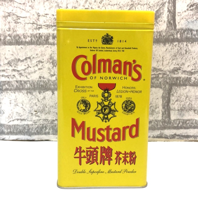 🎉CP小舖🎉英國牛頭牌Colmans芥末粉454g【雙北部份地區滿１５００元可享免運.詳情可先聊聊】