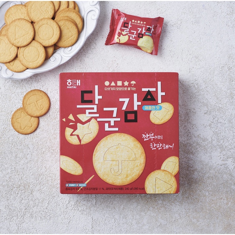 《HonFaith韓斐》HAITAI 海太 韓國 馬鈴薯薄餅 魷魚遊戲🦑 薄餅 椪糖餅乾 零食 薯片