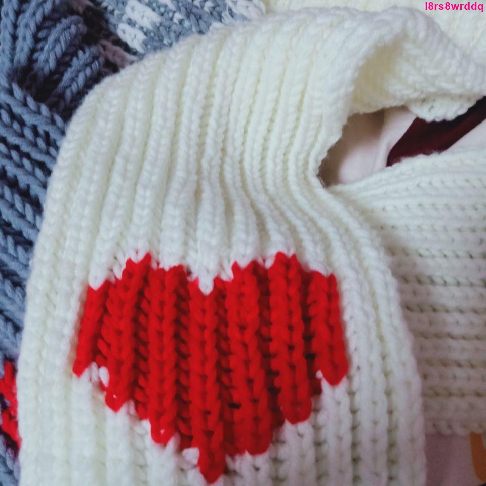 交換禮物-成品 愛心圍巾成品 純手工編織圍巾 DIY創意禮品送男女友節日禮物