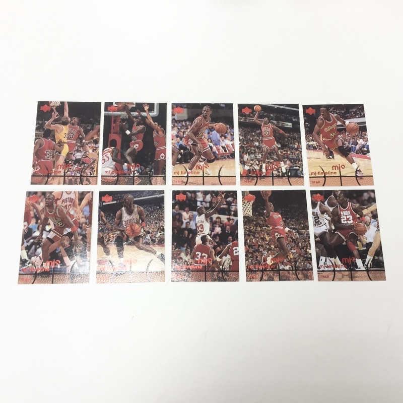 UPPER DECK MICHAEL JORDAN MJX 10張 籃球卡 球員卡 收藏卡