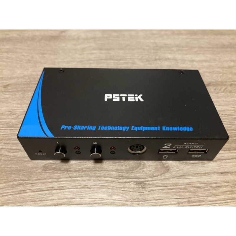全新🔥 PSTEK CD-102C VGA KVM 2埠雙介面電腦切換器 支援PS2及USB雙介面