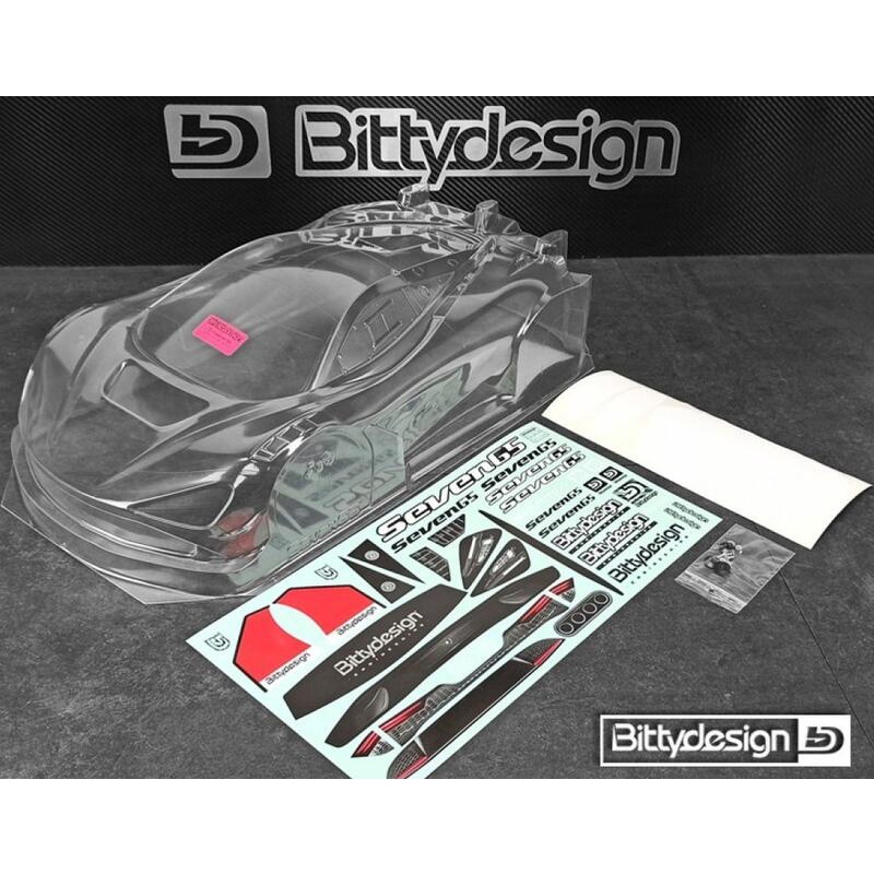 boyshobby BITTYDESIGN BDGT8-S65 Seven65 1mm 1/8 GT房車用透明車殼組