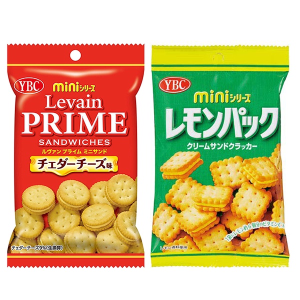 日本 YBC 起士夾心 檸檬 餅乾 mini 迷你夾心餅乾 50g 日本製 該該貝比日本精品