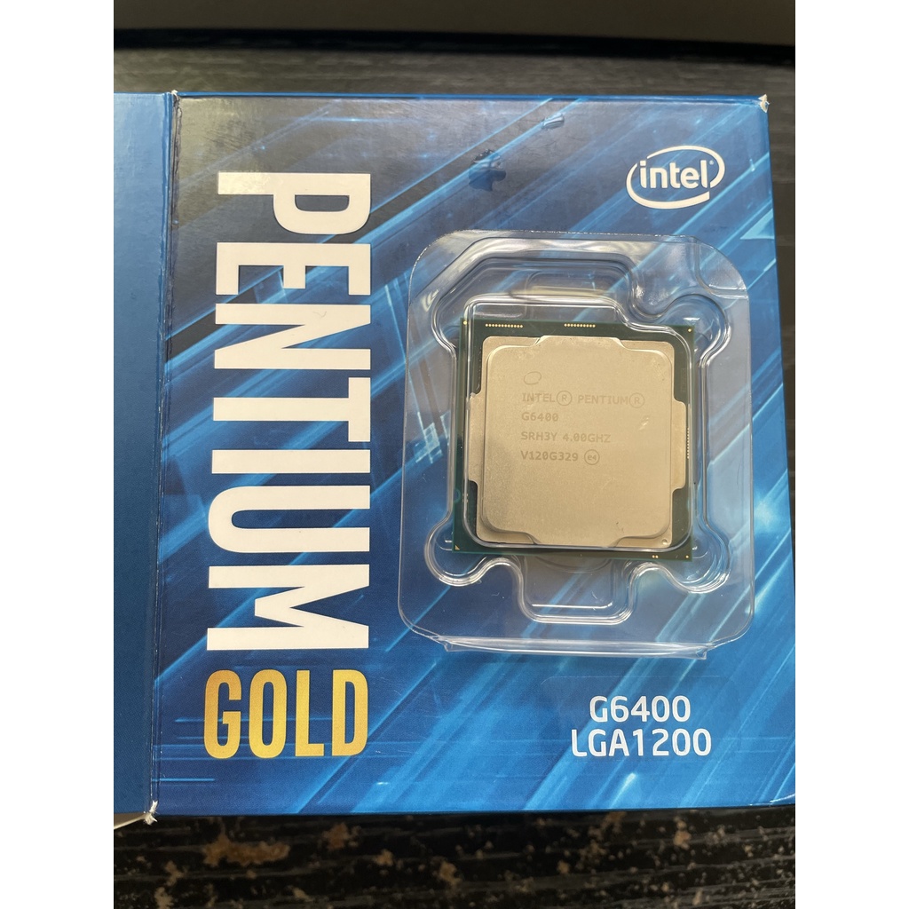 intel 十代CPU G6400 文書處理器 含內顯 含風扇