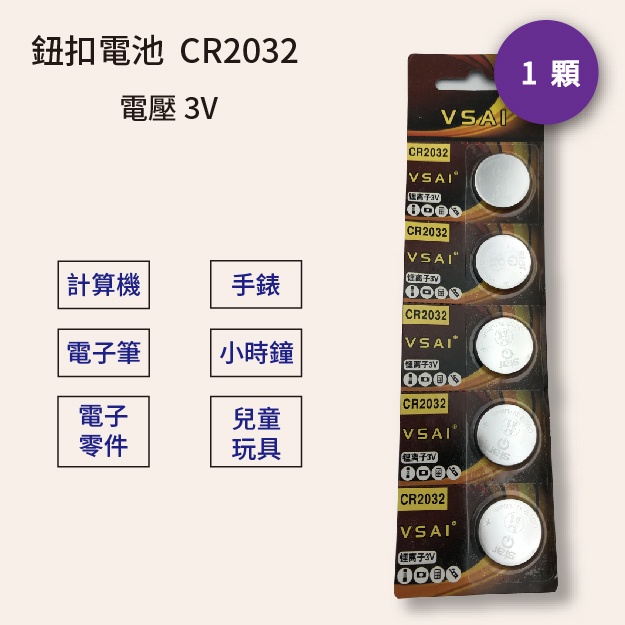 【COOLPON】CR2032/CR2450 高品質 鈕釦電池(單顆出售)