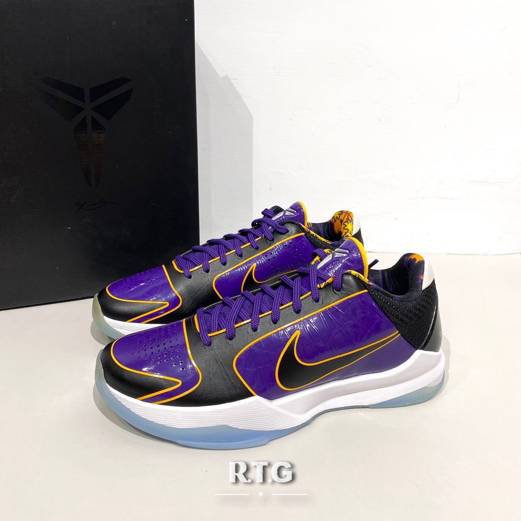 【RTG】NIKE KOBE V PROTRO 5X CHAMP 紫色 五代 籃球鞋 湖人 US9 CD4991-500