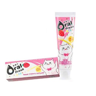 Oral Fresh 歐樂芬 天然安心兒童牙膏60g-草莓口味【衛立兒生活館】