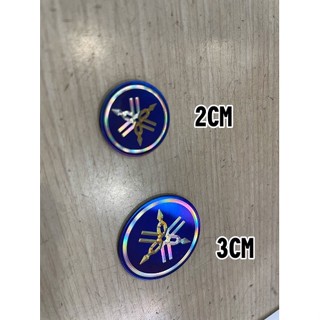 [六代勁戰 勁戰六代] 鈦合金色 音叉 標誌 2CM 3CM LOGO 彩鈦 正鈦片 鈦合金版本! 附背膠 大盾 儀表