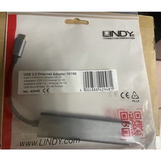 Usb 2.0 eathernet adapter 10/100 Lindy