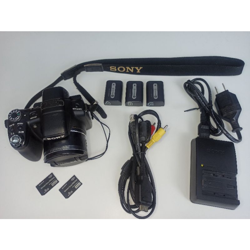 SONY DSC-HX1 二手&lt;功能一切正常&gt; 類單眼 數位相機 原廠記憶卡*2 原廠電池*3 傳輸線