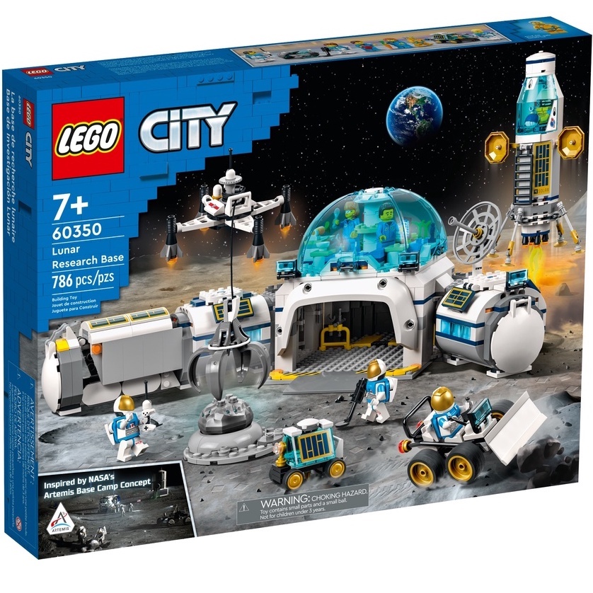 ◤免運費 可刷卡◢ 正版全新 LEGO 樂高 60350 月球研究基地 城市系列 CITY 太空