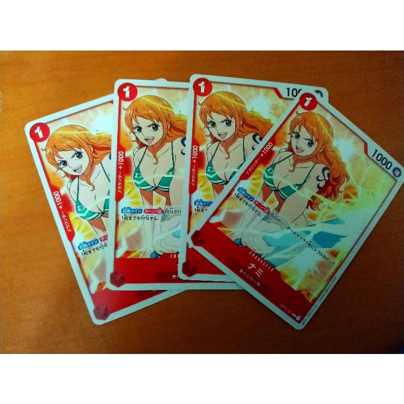 One piece card game 海賊王 航海王 tcg Tcg 娜美 四張一組 ST01-007