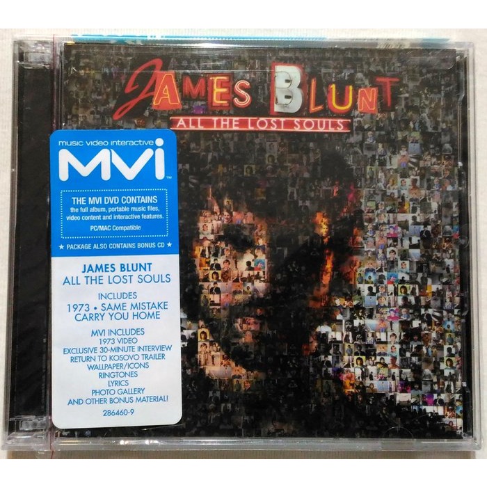 全新正品CD+DVD James Blunt 詹姆仕布朗特 / 失落的靈魂 豪華盤 / 美版