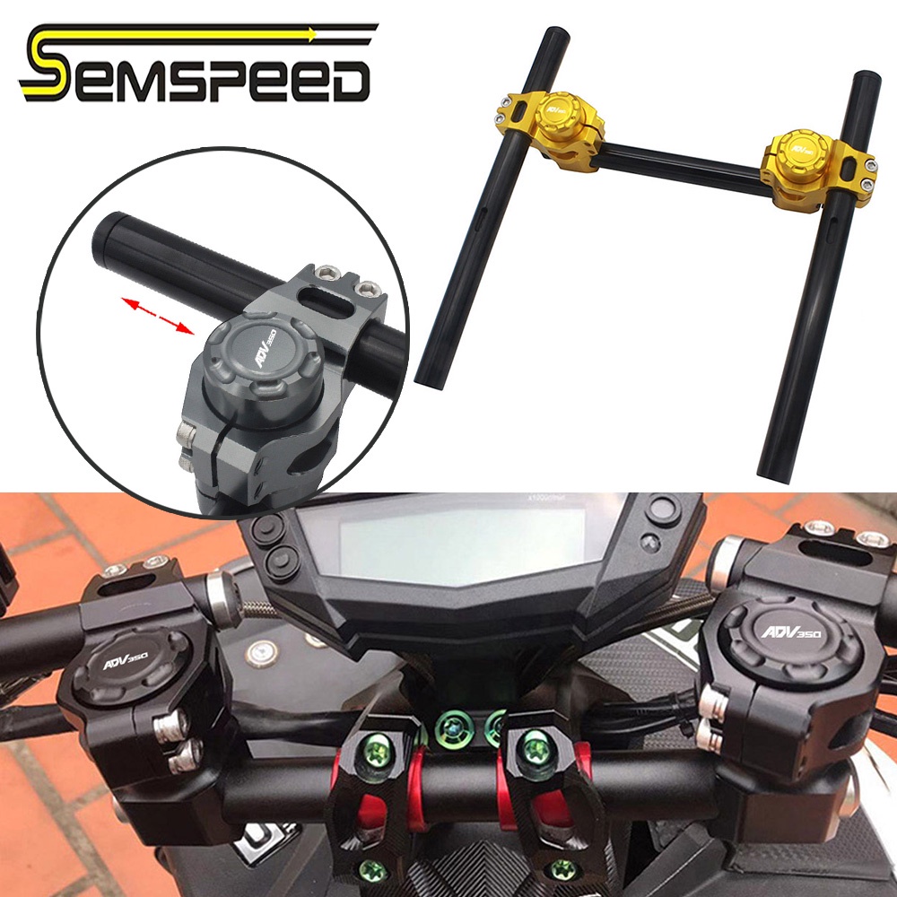 【SEMSPEED】摩托車 22mm/28mm 改裝 鋁製分離把 適用於本田 ADV350 ADV 350 2022