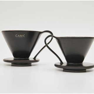 【日本CAFEC】花瓣型陶瓷濾杯 墨黑色 六週年限定色《WUZ屋子-臺北》陶瓷 濾杯 花瓣型 咖啡 咖啡濾杯 限定款