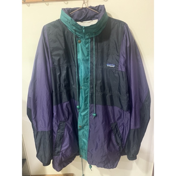 Patagonia/衝鋒外套/防風外套/XL/紫綠/古著/二手/面交/登山/運動/鋪棉/大尺碼/現貨/北臉/北面/降價