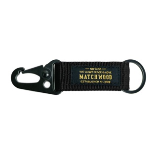 Matchwood Military KeyHolder 軍用勾扣鑰匙圈 黑底金標款 瀧澤伸介軍事風格可參考 官方賣場