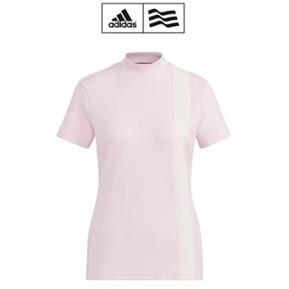 adidas essential 女短袖上衣 #HR6853 ,粉 短袖圓領衫