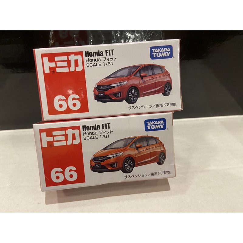 殼樂屋  TOMICA 日本多美小汽車    Honda FIT 66號  全新未拆封 一台110元