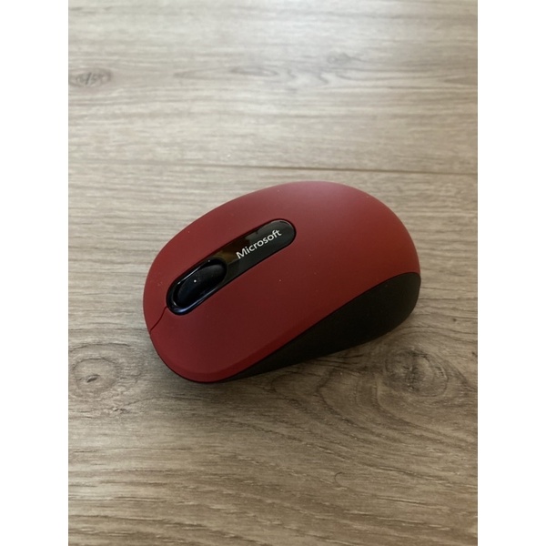 全新🔥 Microsoft 微軟 PN7-00020 藍芽4.0 行動滑鼠 3600 紅 藍芽滑鼠 無線滑鼠