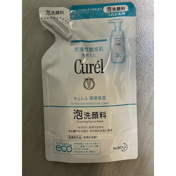 珂潤Curel潤浸保濕洗顏慕絲補充包130ml