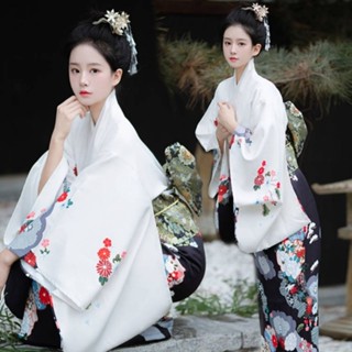 ┅ 有貨 優質版和服神明少女和服女正裝傳統大氣改良日式寫真攝影外景拍照劇本殺服裝日系a春日祭正裝傳統日本