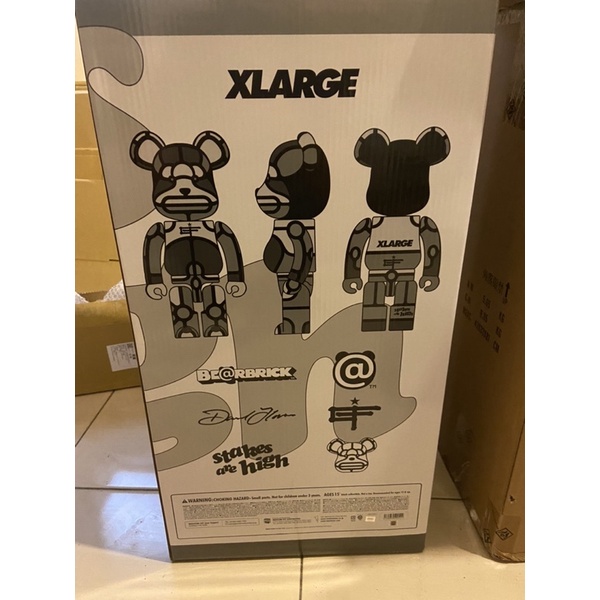 Be@rbrick XLARGE David Flores Black 1000% 黑 台南面交佳