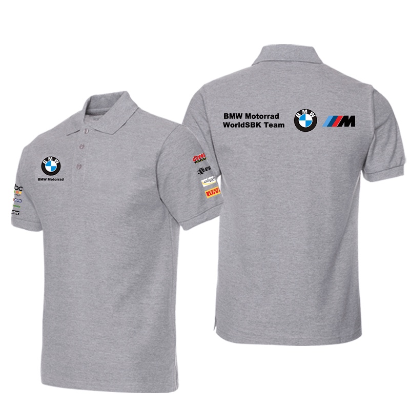 MOTOGP賽車T恤機車BMW寶馬機車短袖WSBK車隊騎行服Polo衫上衣服
