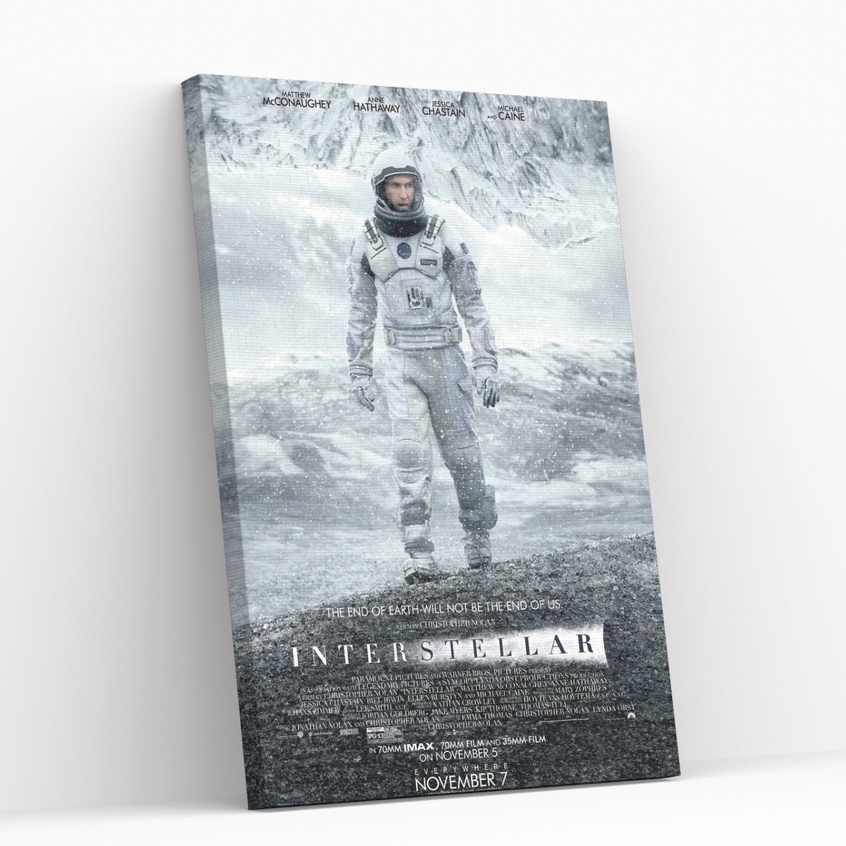 【📽星際效應 Interstellar 📽 電影海報】馬修·麥康納、安妮·海瑟威 無框畫 海報