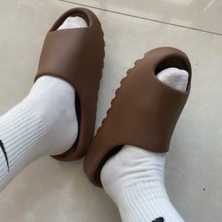 【Leein】Adidas YEEZY SLIDE Flax 巧克力 摩卡色 男女拖鞋 可可 亞麻棕 FZ5896