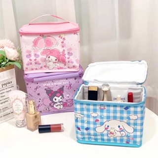 日式 可愛kitty手提化妆箱 大容量 化妝包收納箱