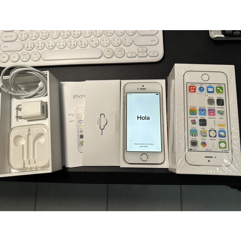 【自售極新】 APPLE iPhone 5S 金色 指紋辨識/智慧型手機 比蘋果13.14pro輕 適合備用機、孩子機