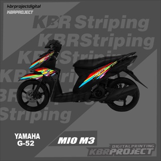 山葉 Mio 條紋貼紙 MIO M3 摩托車 YAMAHA 摩托車貼紙 Variation Racing G-52