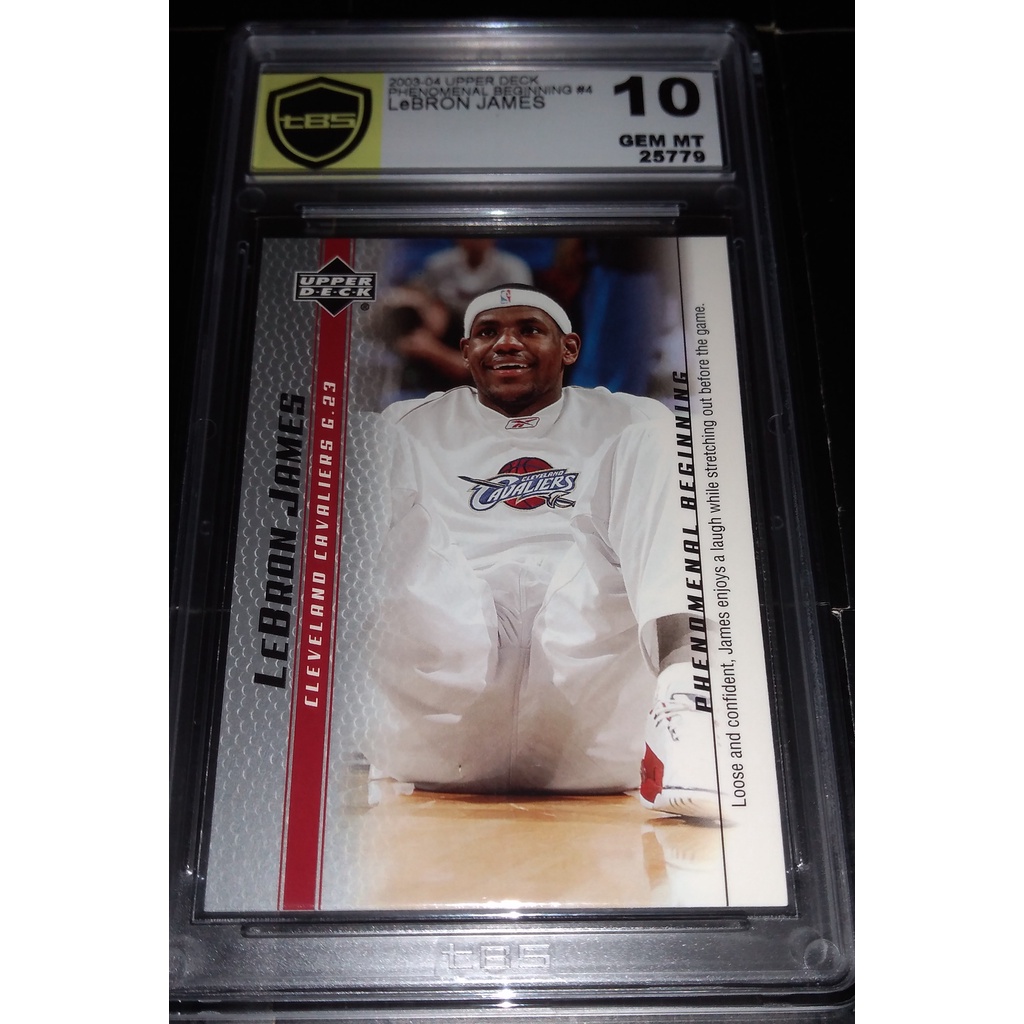 2003UD「LEBRON JAMES」tBS鑑定10級RC新人卡品號S508