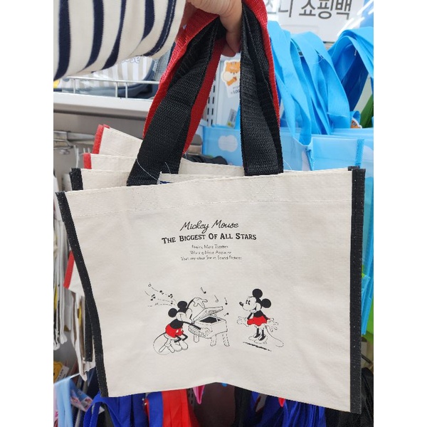 韓國大創 直購 代購 迪士尼 米奇米妮 購物袋 eco bag 環保手提袋 禮物袋 現貨