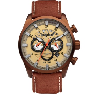 Timberland 天柏嵐 兩地時間多功能手錶-46mm TDWGF2100604