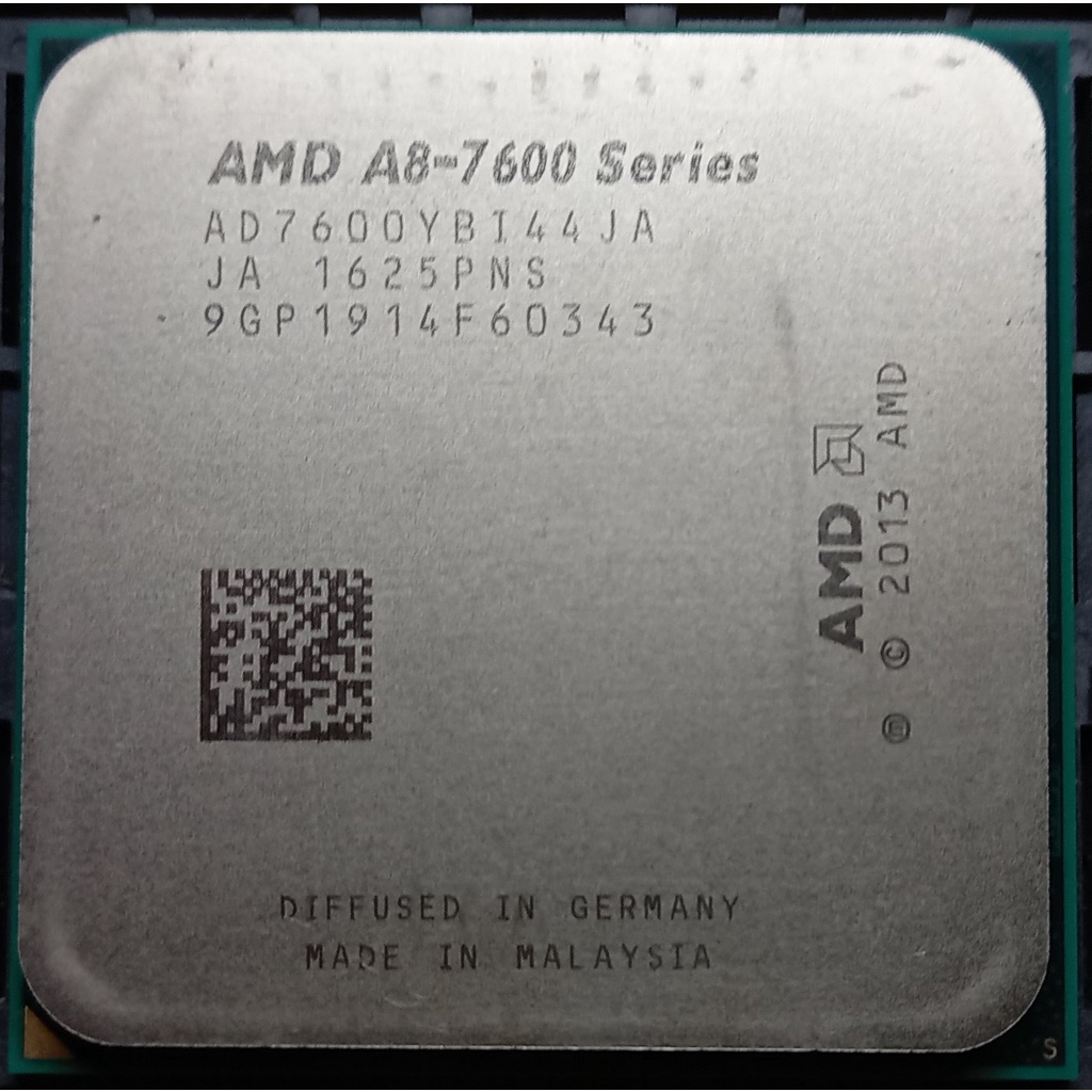 AMD APU A8-7600 FM2 3.8G 四核心 (附原廠風扇)
