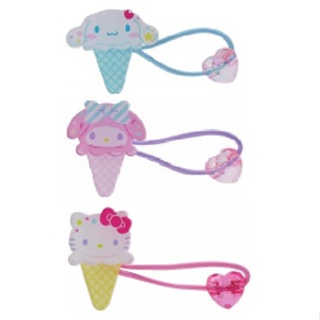 sanrio KITTY/MELODY/大耳狗 2020年出品 冰淇淋造型 髮飾 髮束