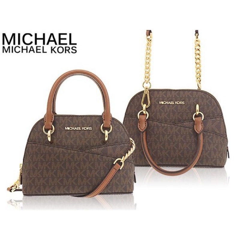 ✨OliviaSHOP🌈可分期-賠售【全新】Michael Kors 十字紋防刮迷你貝殼包 dreams.des.xy